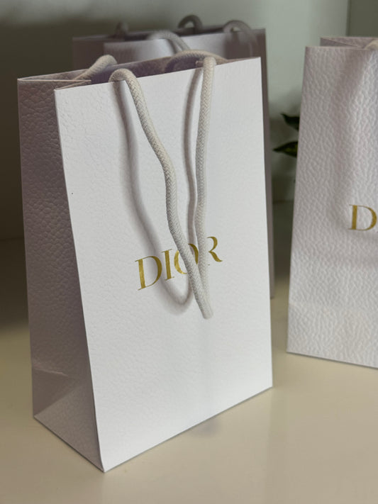 Dior Paper White Bag - M Size