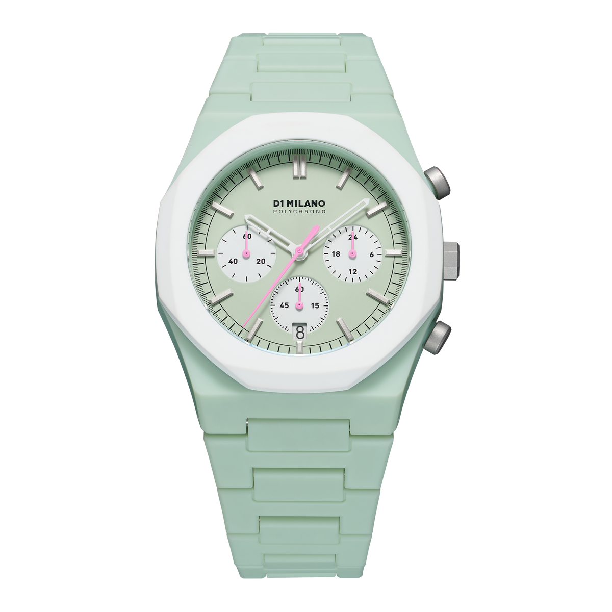 ساعة D1 Milano Green Blast Polycarbon - مقاس 40.5 مم