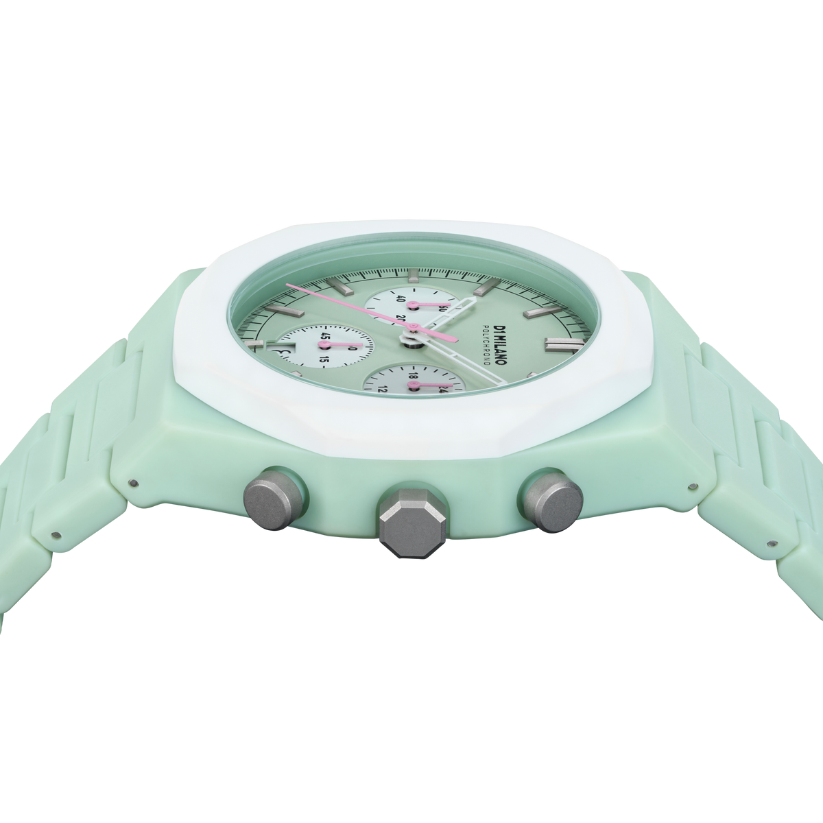 ساعة D1 Milano Green Blast Polycarbon - مقاس 40.5 مم