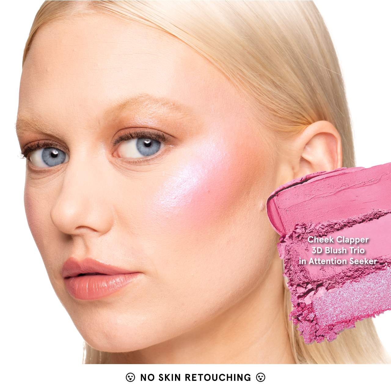 Cheek Clapper 3D Blush Trio Palette - Attention Seeker