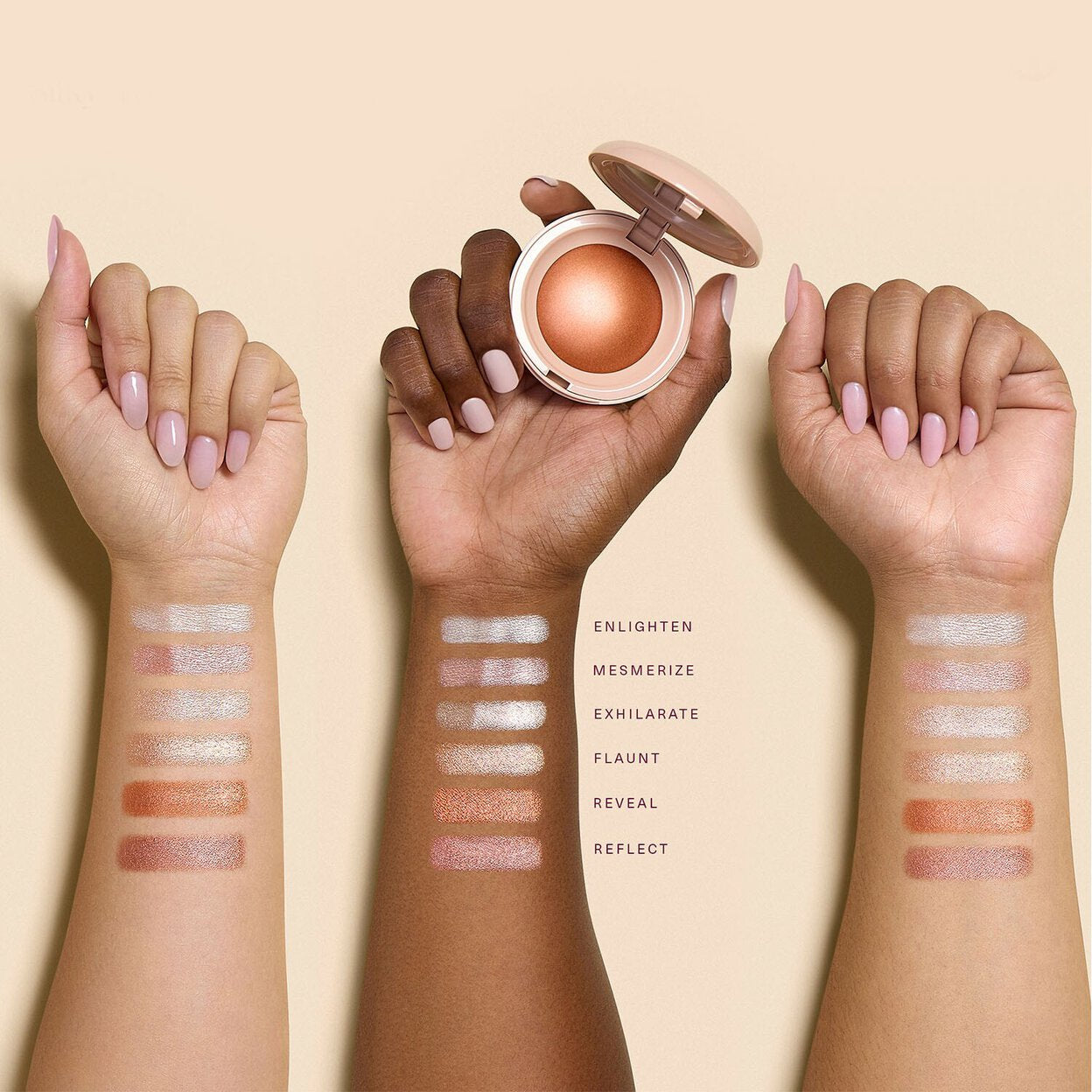 Positive Light Silky Touch Highlighter - Enlighten - Cool Champagne