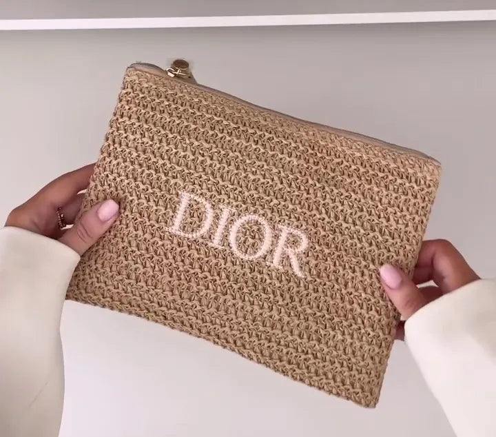 Rattan Beige Pouch – Limited Edition 2025