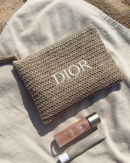 Rattan Beige Pouch – Limited Edition 2025