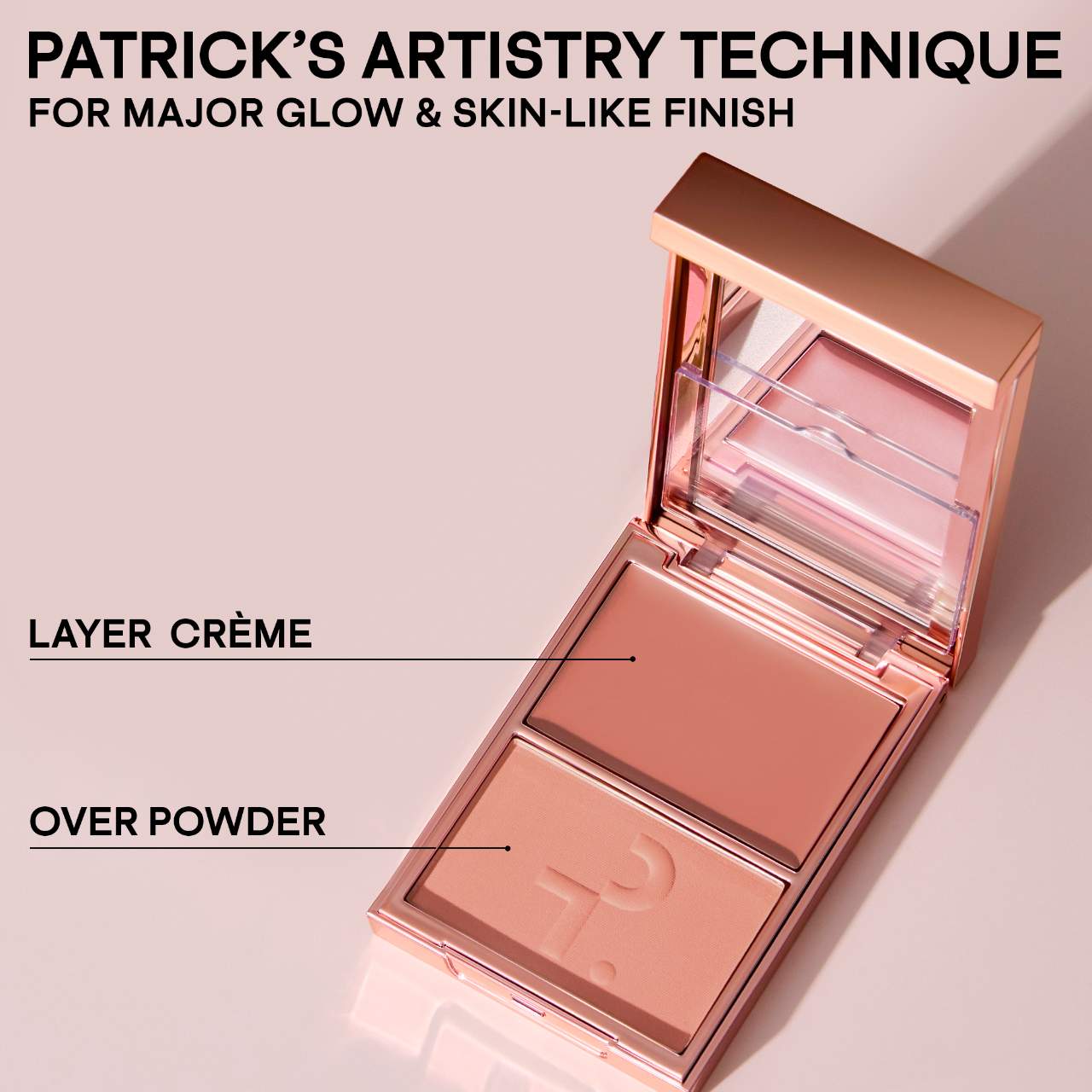 Major Headlines Double-Take Crème & Powder Blush Duo / Not Too Much - soft rosey taupe