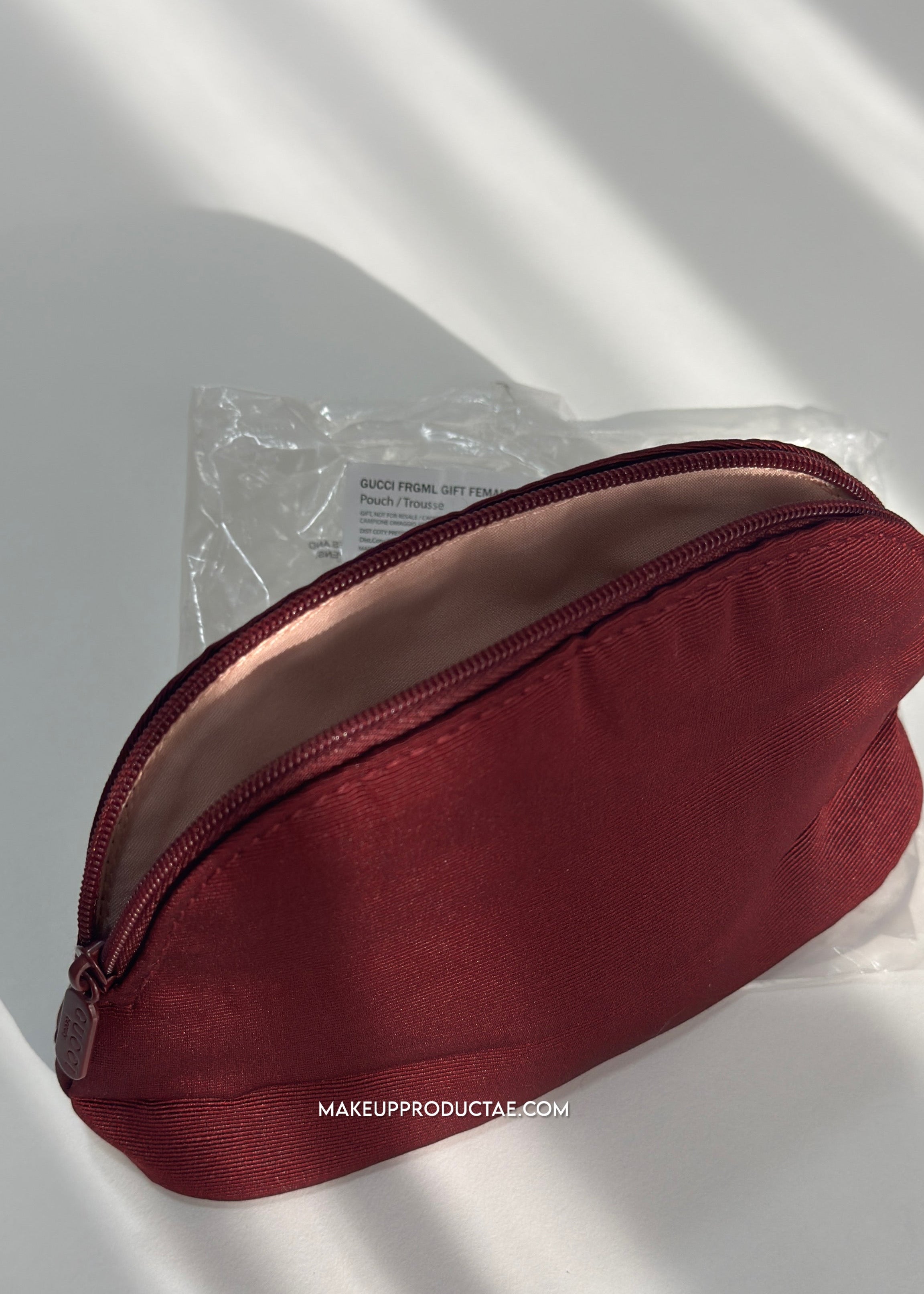 Burgundy Cosmetic Pouch - S Size