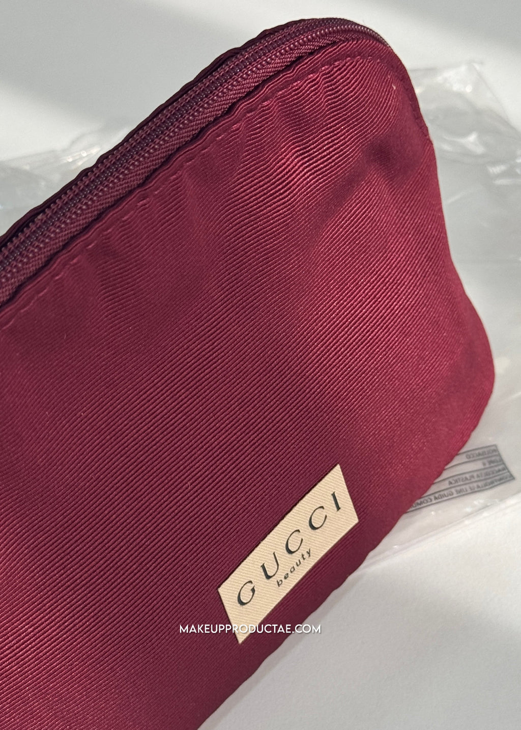 Burgundy Cosmetic Pouch - S Size