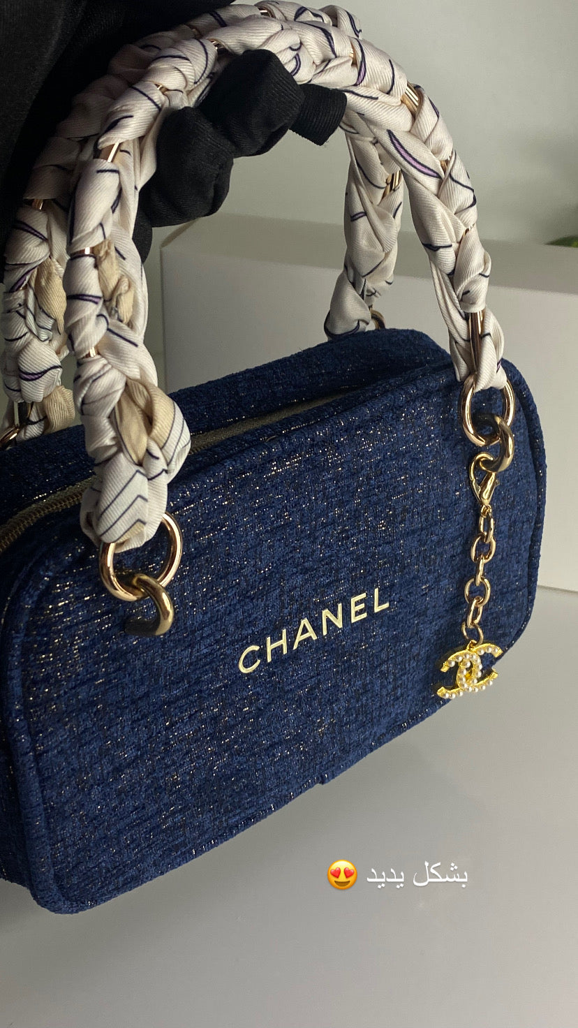 Chanel Navy & Gold Bag