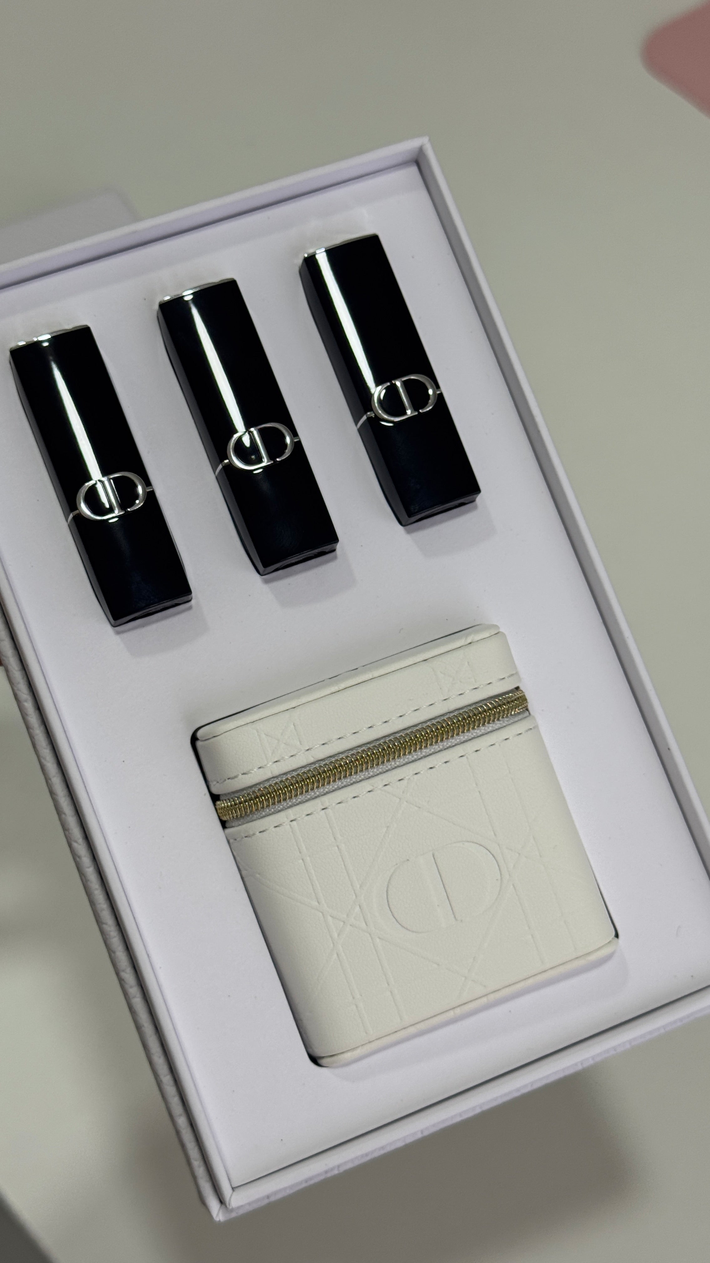 Mini Vanity Keychain Case & Mini Lipstick