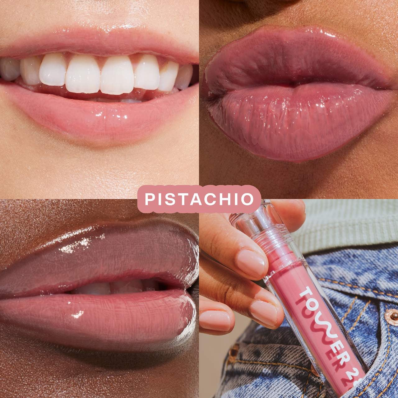 Tower 28 Beauty ShineOn Lip Jelly - Pistachio