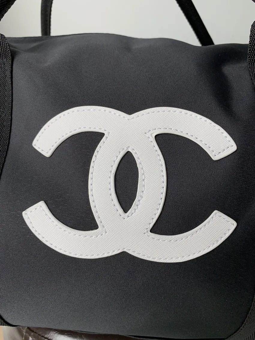 Chanel travel/gym bag - white logo