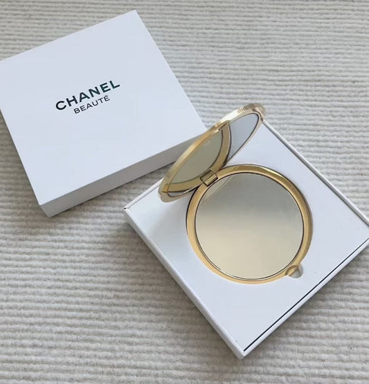 Gold Dual Sided Compact Mirror