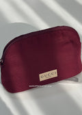 Burgundy Cosmetic Pouch - S Size