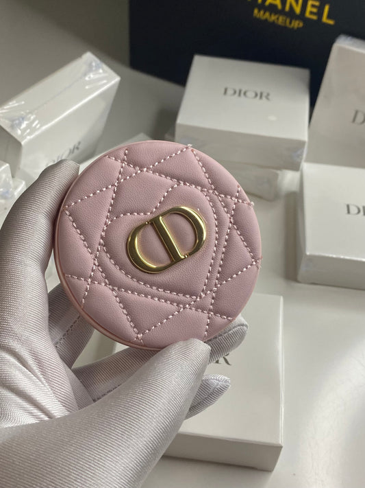 Dior Beauty Pink Heart Pocket Mirror - Leather