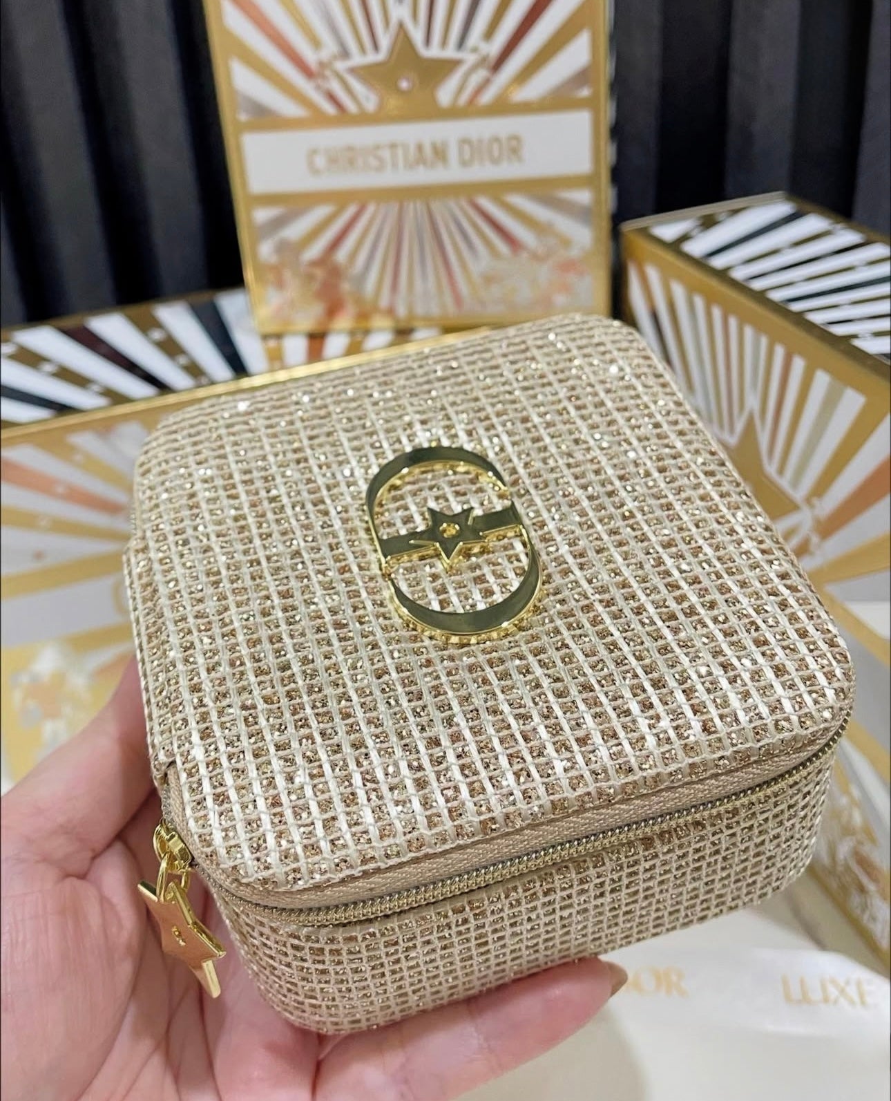 Gold Jewelry Case