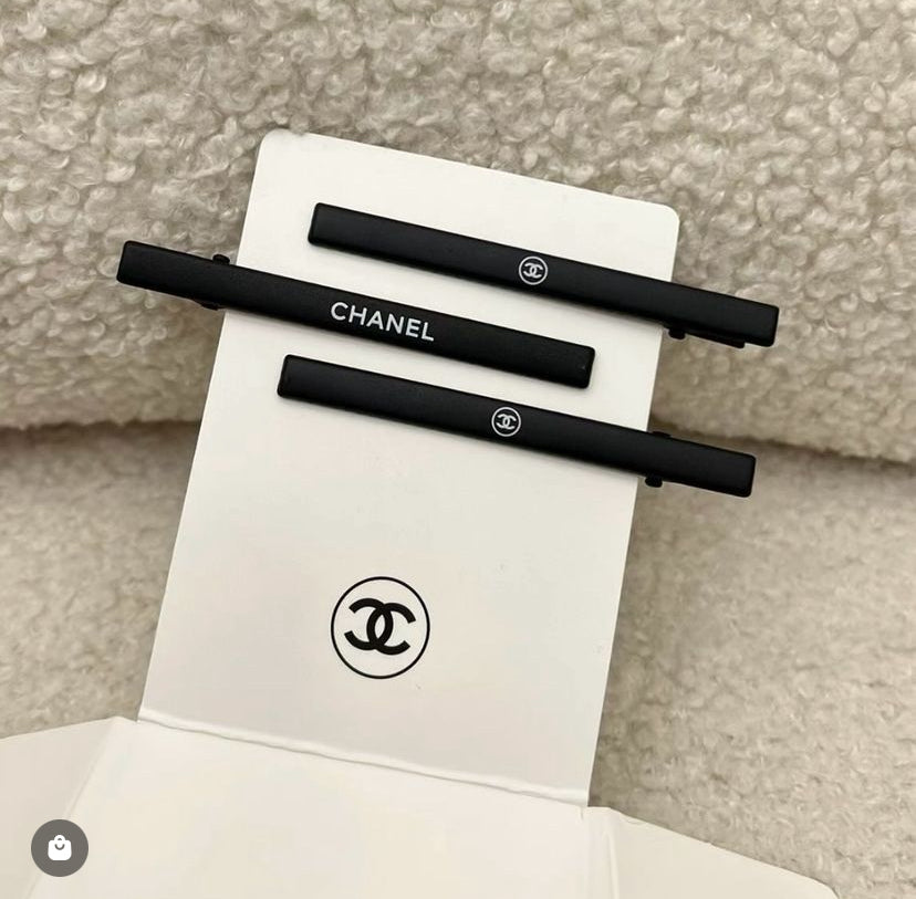 Chanel Hair Clips Set Of 3