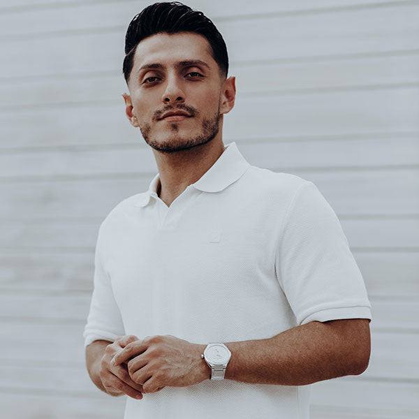 Daniel Hechter Fusion Man Silver White Watch