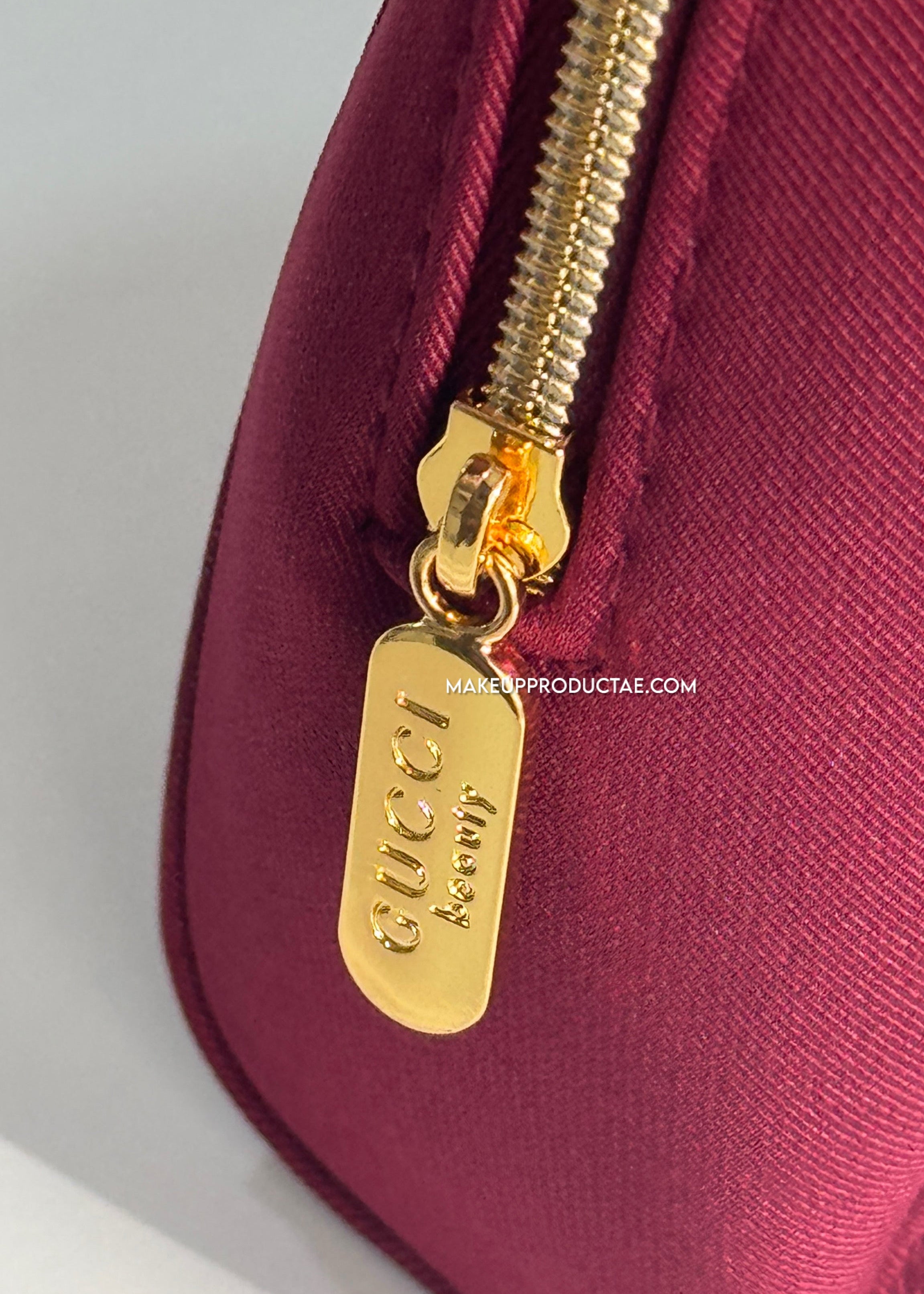 Burgundy Cosmetic Pouch