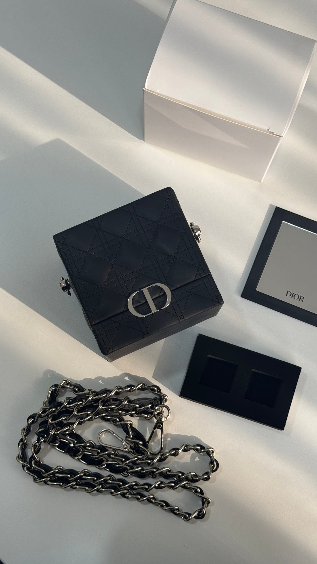 Mini Vanity Crossbody Bag/Case with Chain Strap