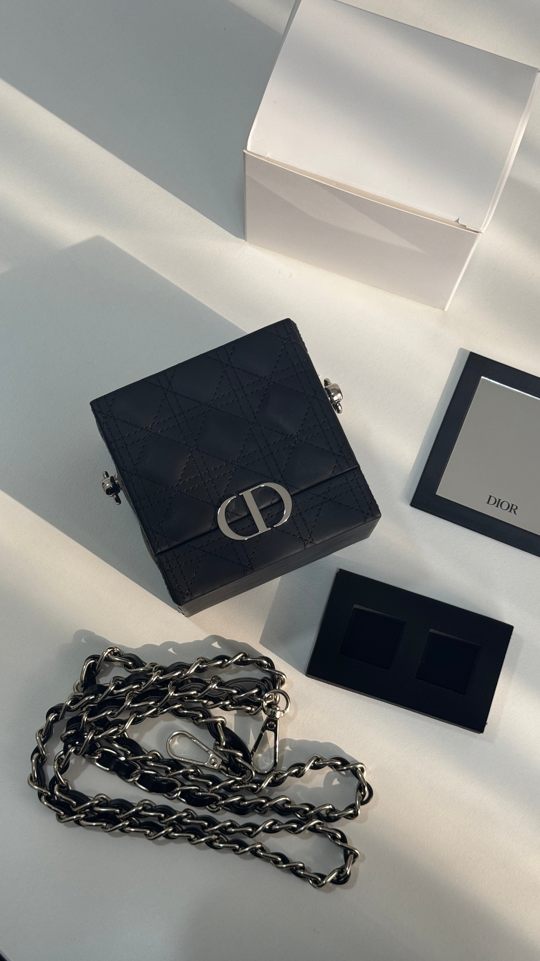 Mini Vanity Crossbody Bag/Case with Chain Strap