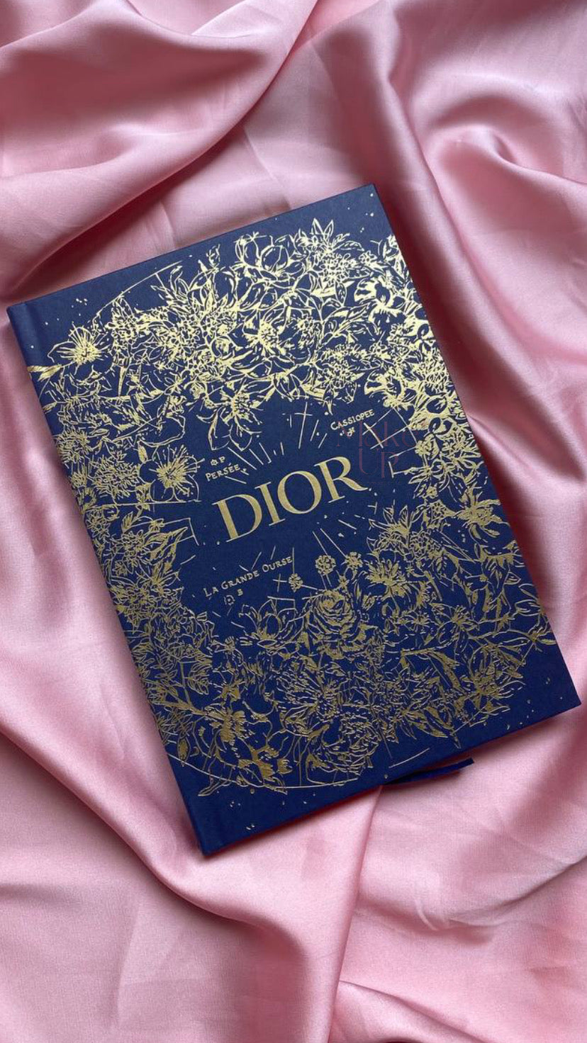 Dior Notebook (Navy & Gold)