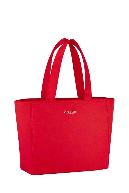 Coach Red Tote Bag