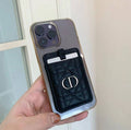 Leather Card Holder with Mirror