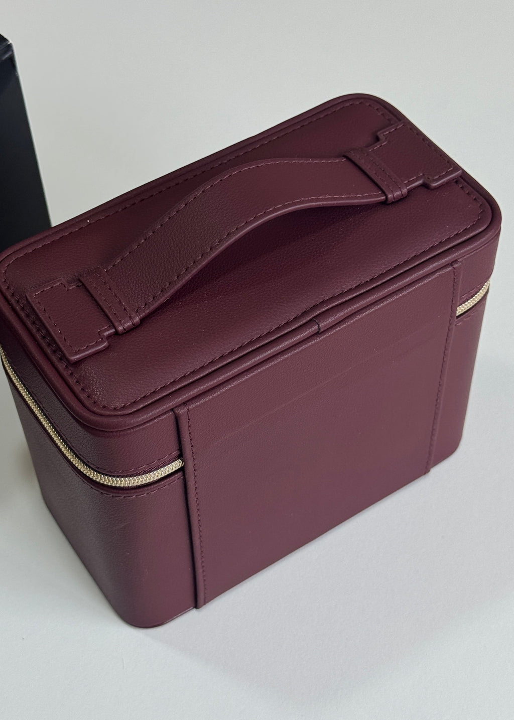 Vanity Burgundy Makeup Case