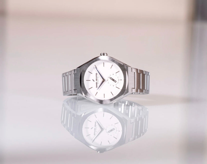 Daniel Hechter Fusion Man Silver White Watch