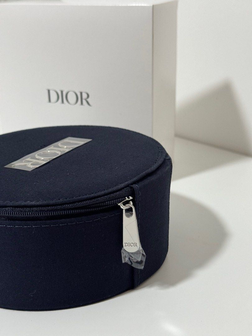 Dior Vanity Pouch Case With Mirror - Black