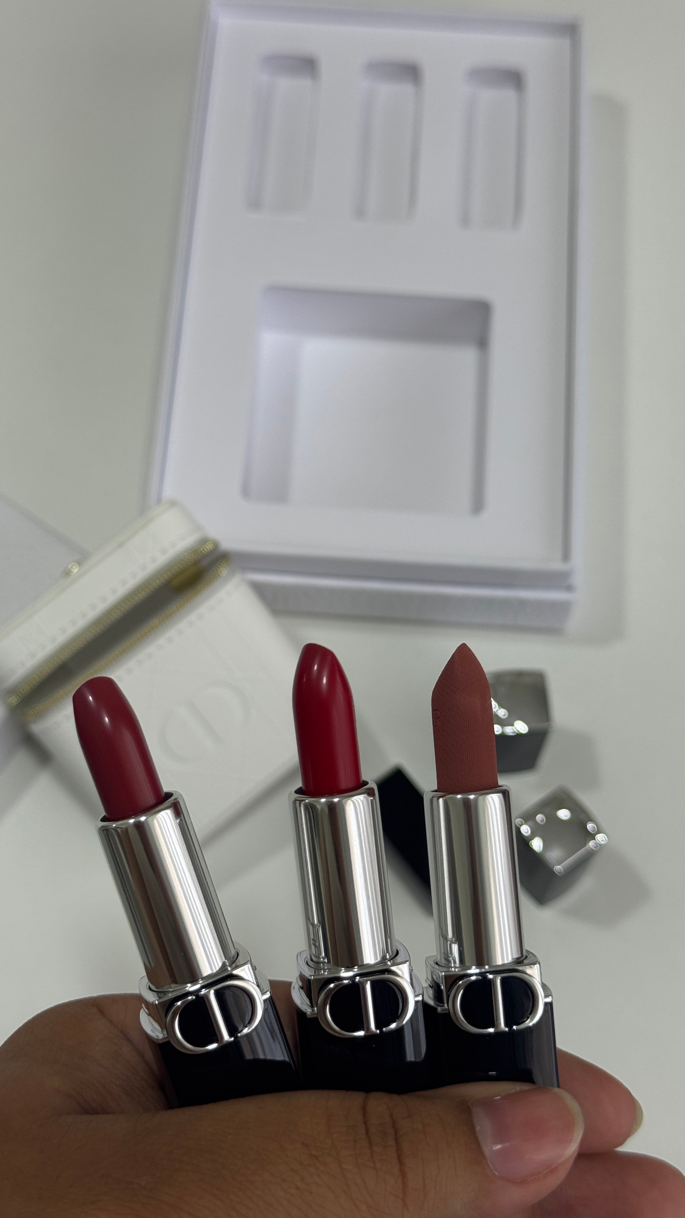 Mini Vanity Keychain Case & Mini Lipstick