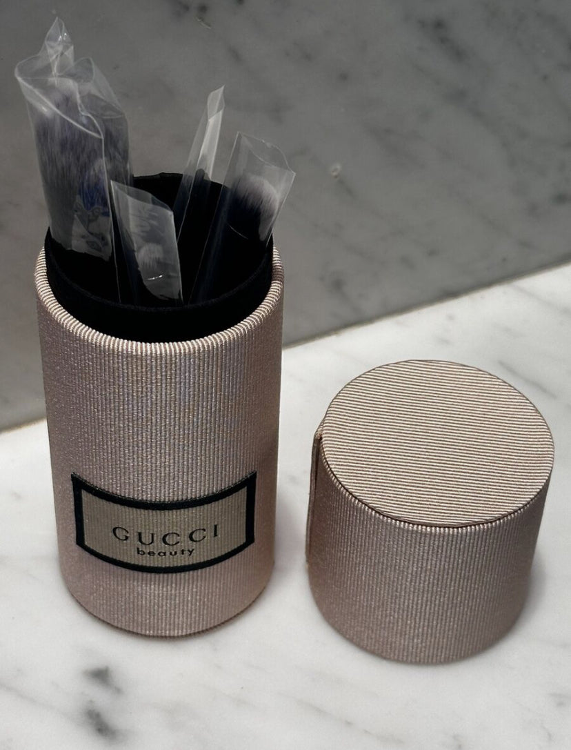 Gucci Brush Holder & Makeup Brush Set of 4