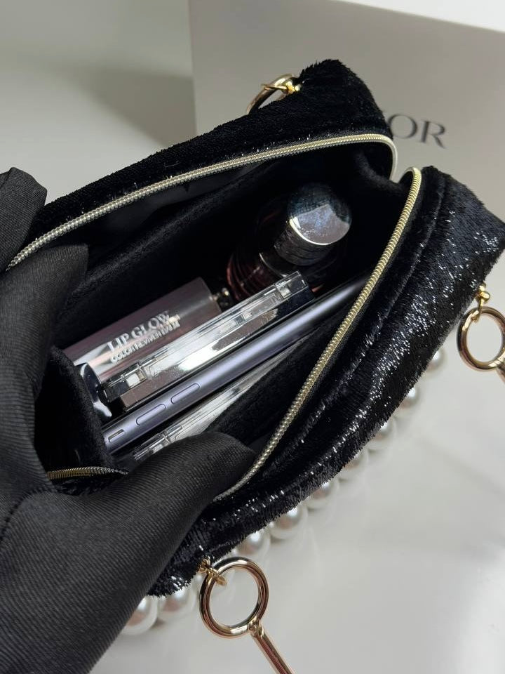 Dior CD Shiny Bag With Gold Handle