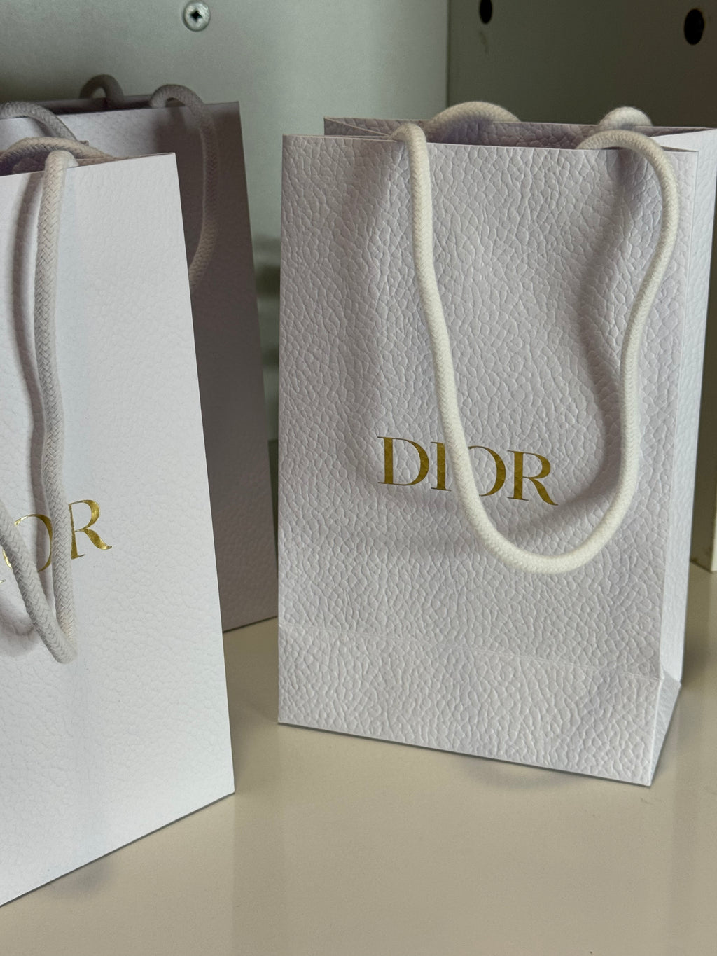 Dior White Paper/Gift Bag - M Size