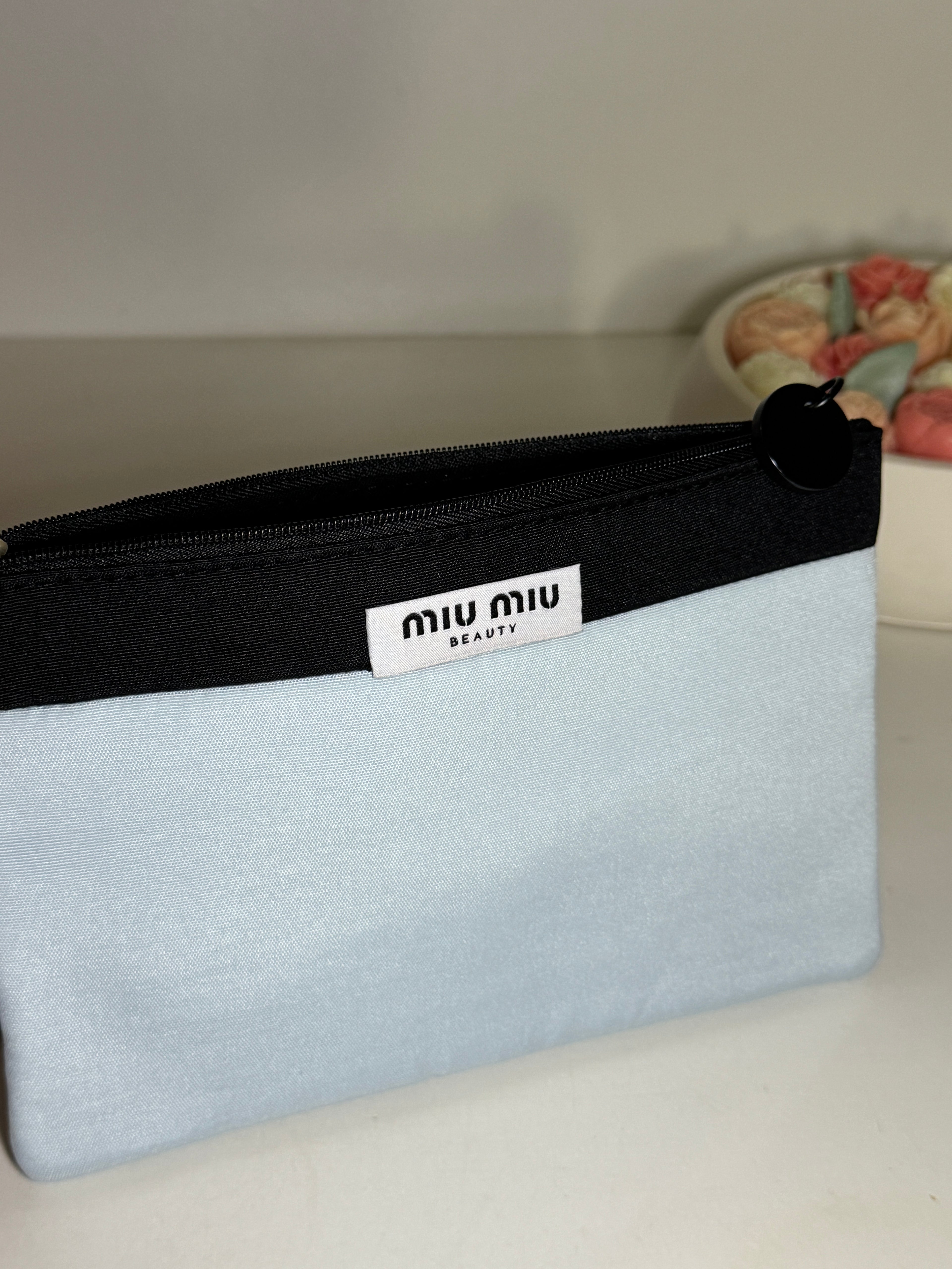 Light Blue Makeup Bag/Pocuh