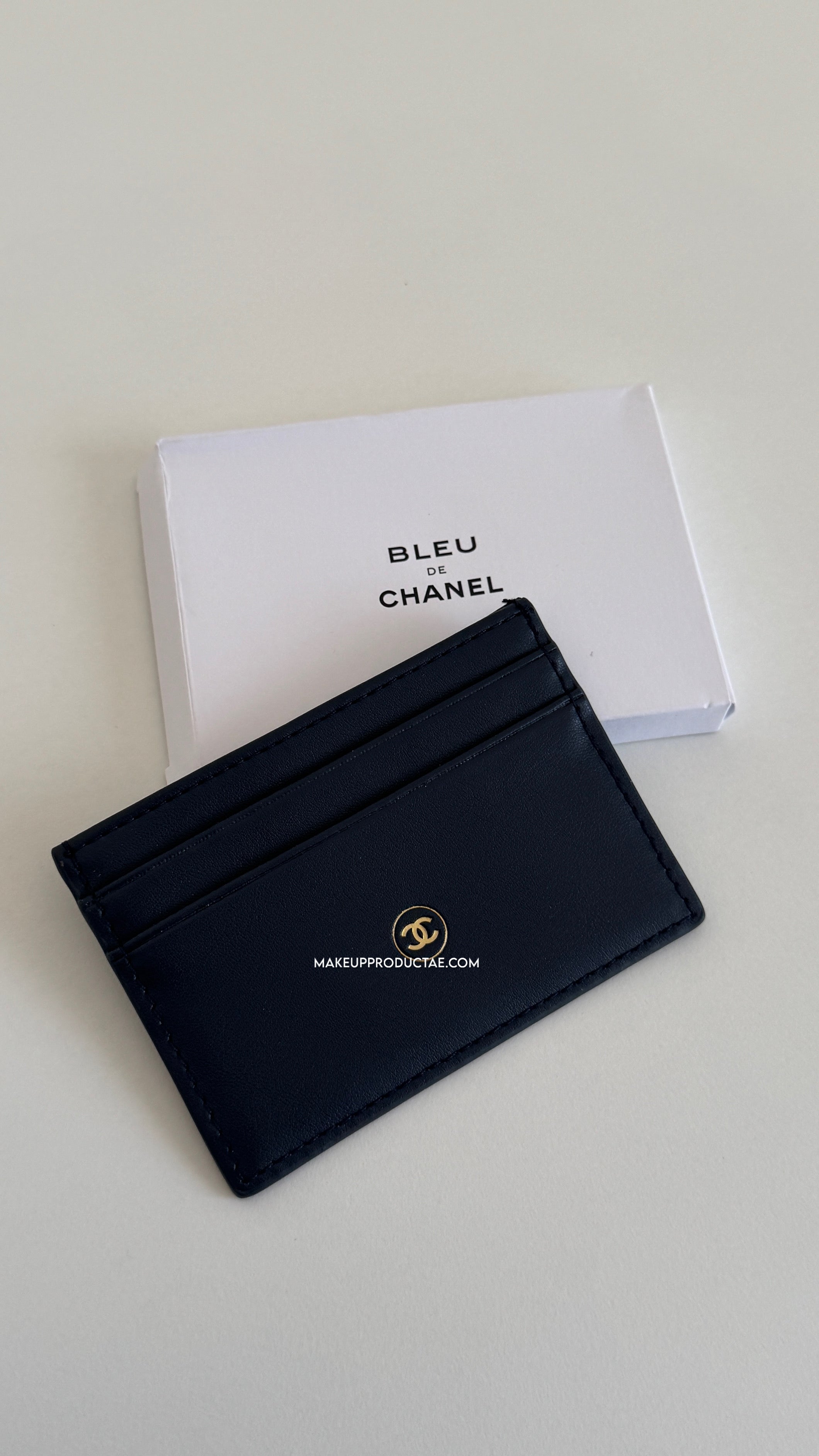 Chanel Bleu Card Holder - Black