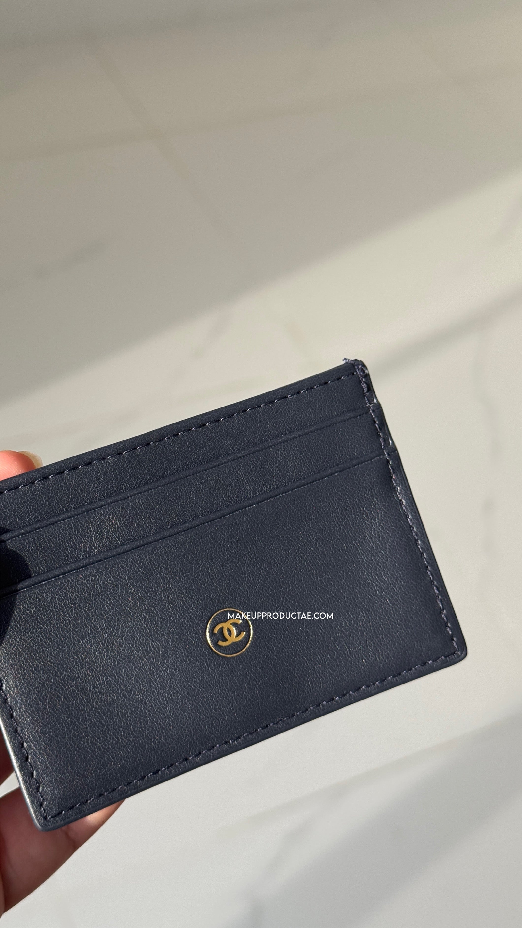 Chanel Bleu Card Holder - Black