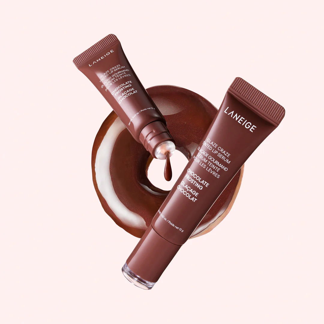 Glaze Craze Tinted Lip Serum - Chocolate Frosting