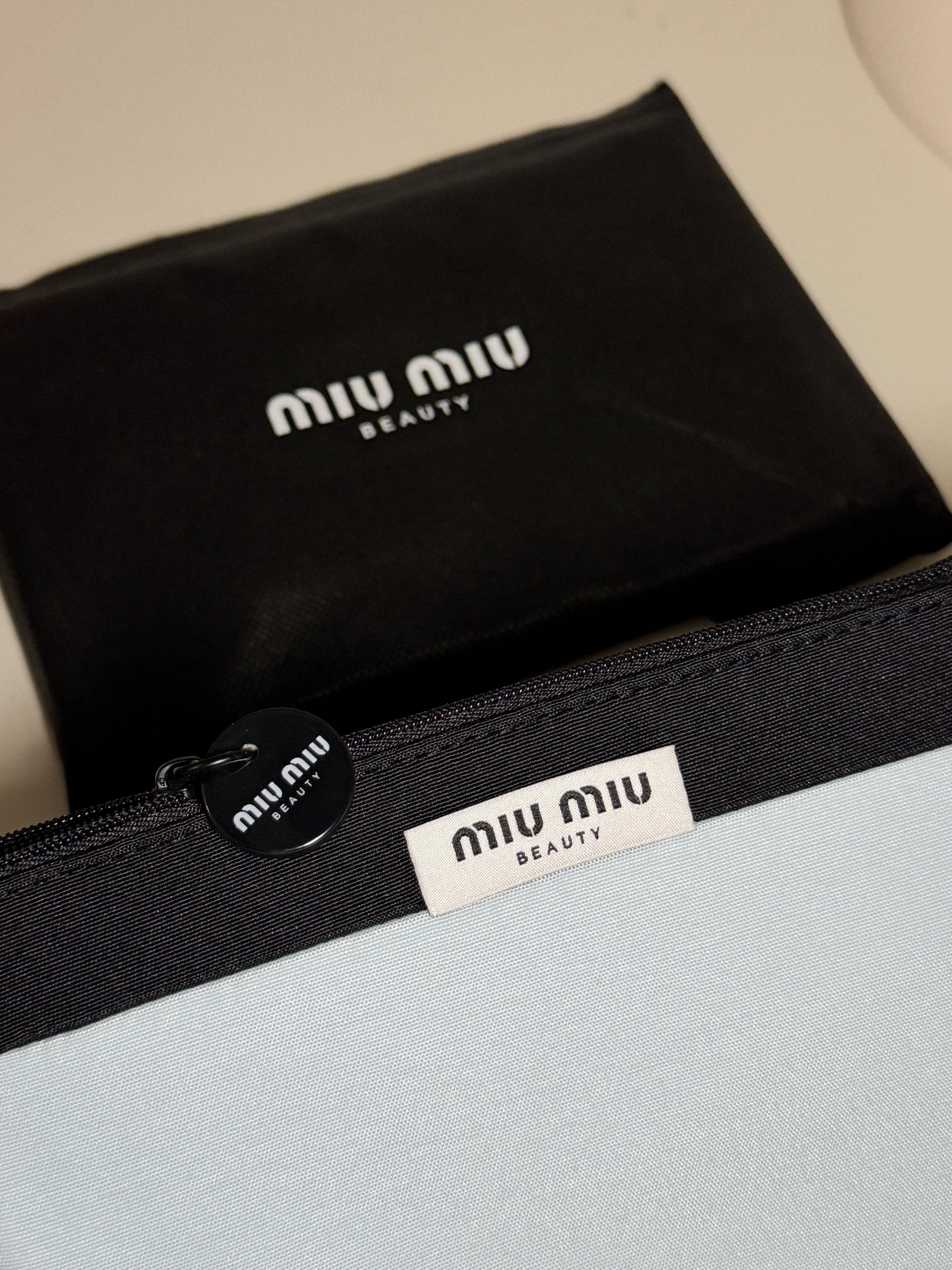 Light Blue Makeup Bag/Pocuh