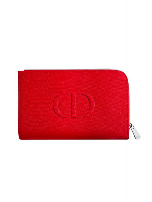 Dior Red Cosmetics Pouch/Clutch Bag