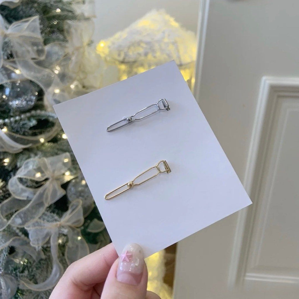 Gold and Silver Star Hair Clips 2025