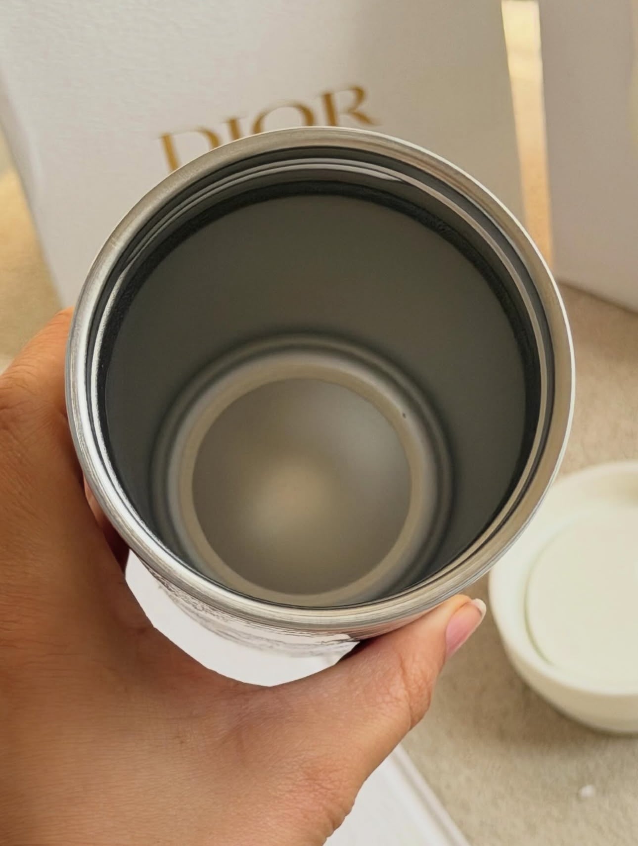 Exclusive Christian Dior Stainless Steel Flask