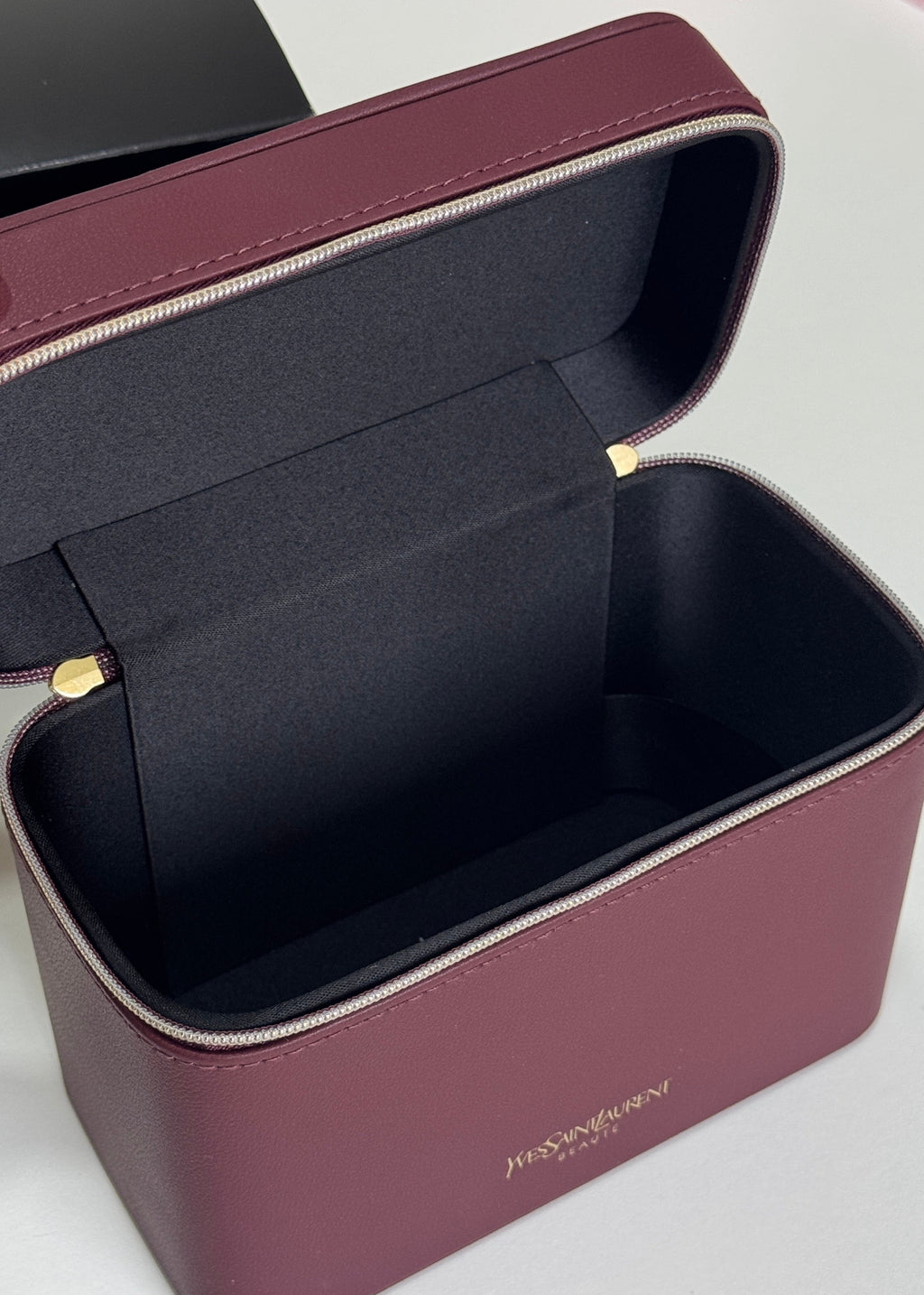 Vanity Burgundy Makeup Case