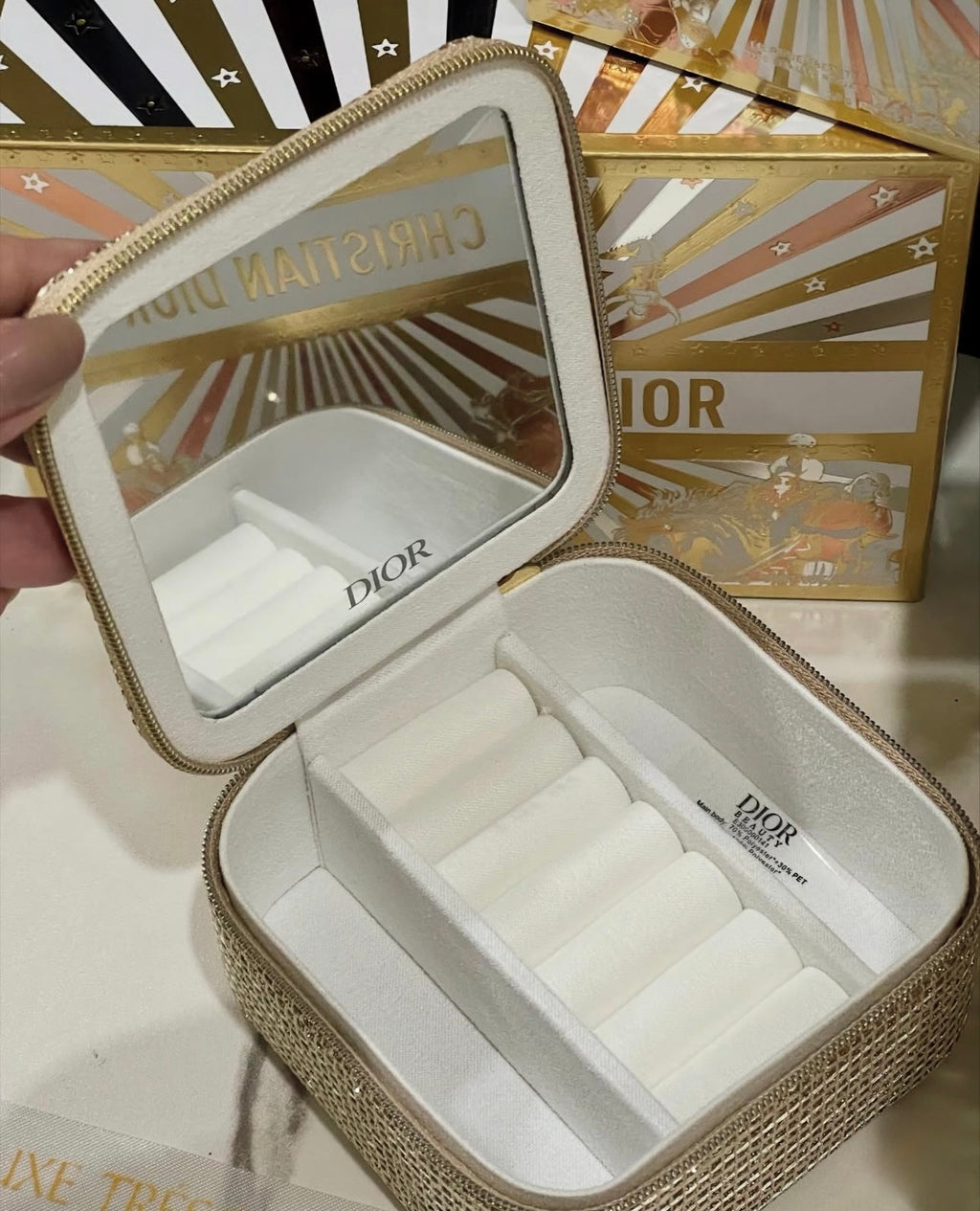 Gold Jewelry Case