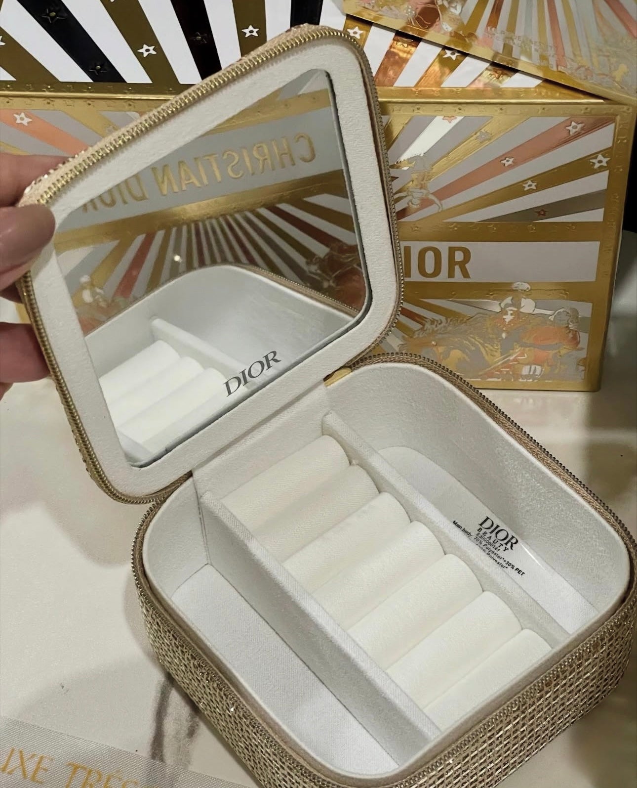 Gold Jewelry Case