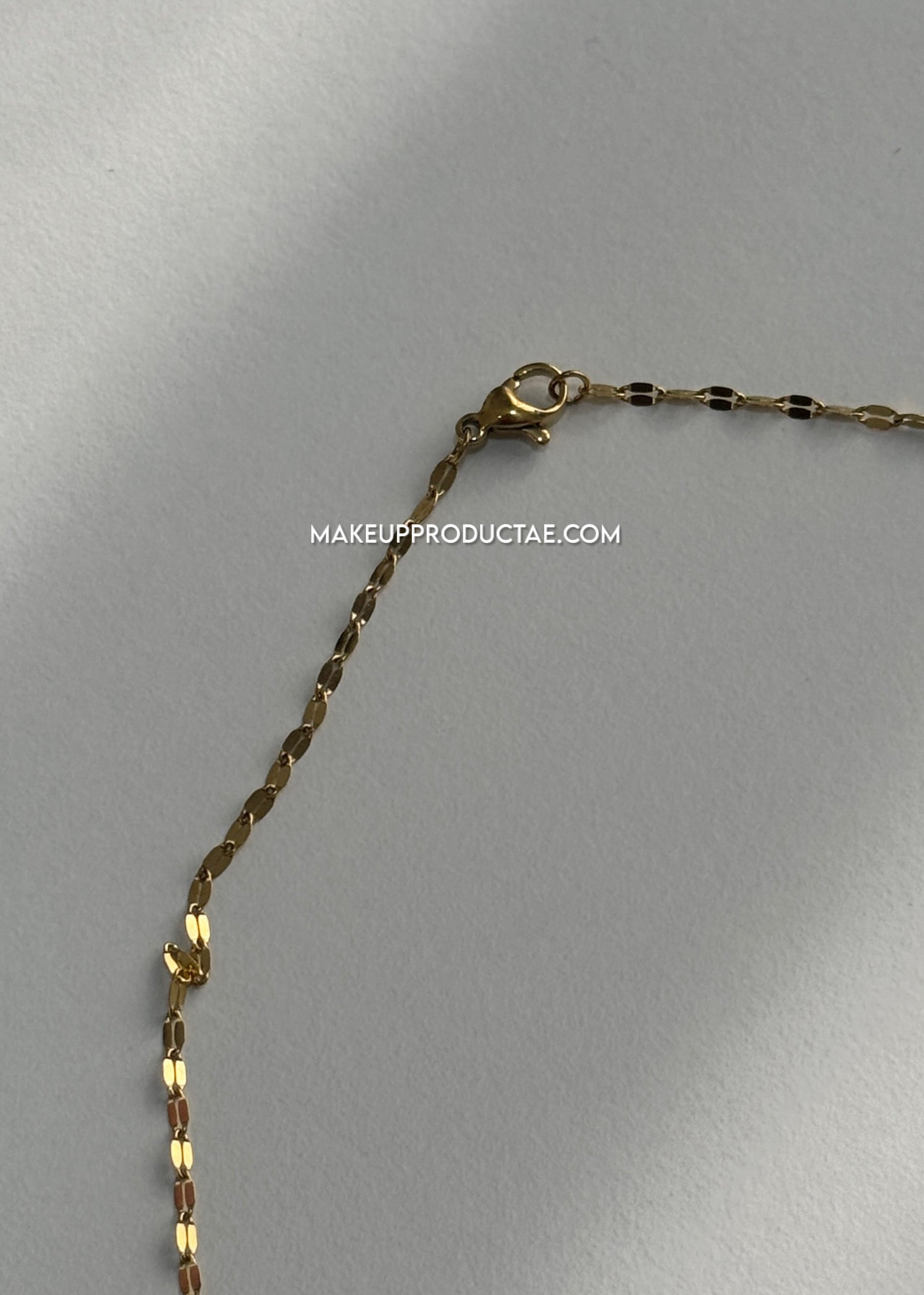 Camellia Charm Necklace Gold & Silver