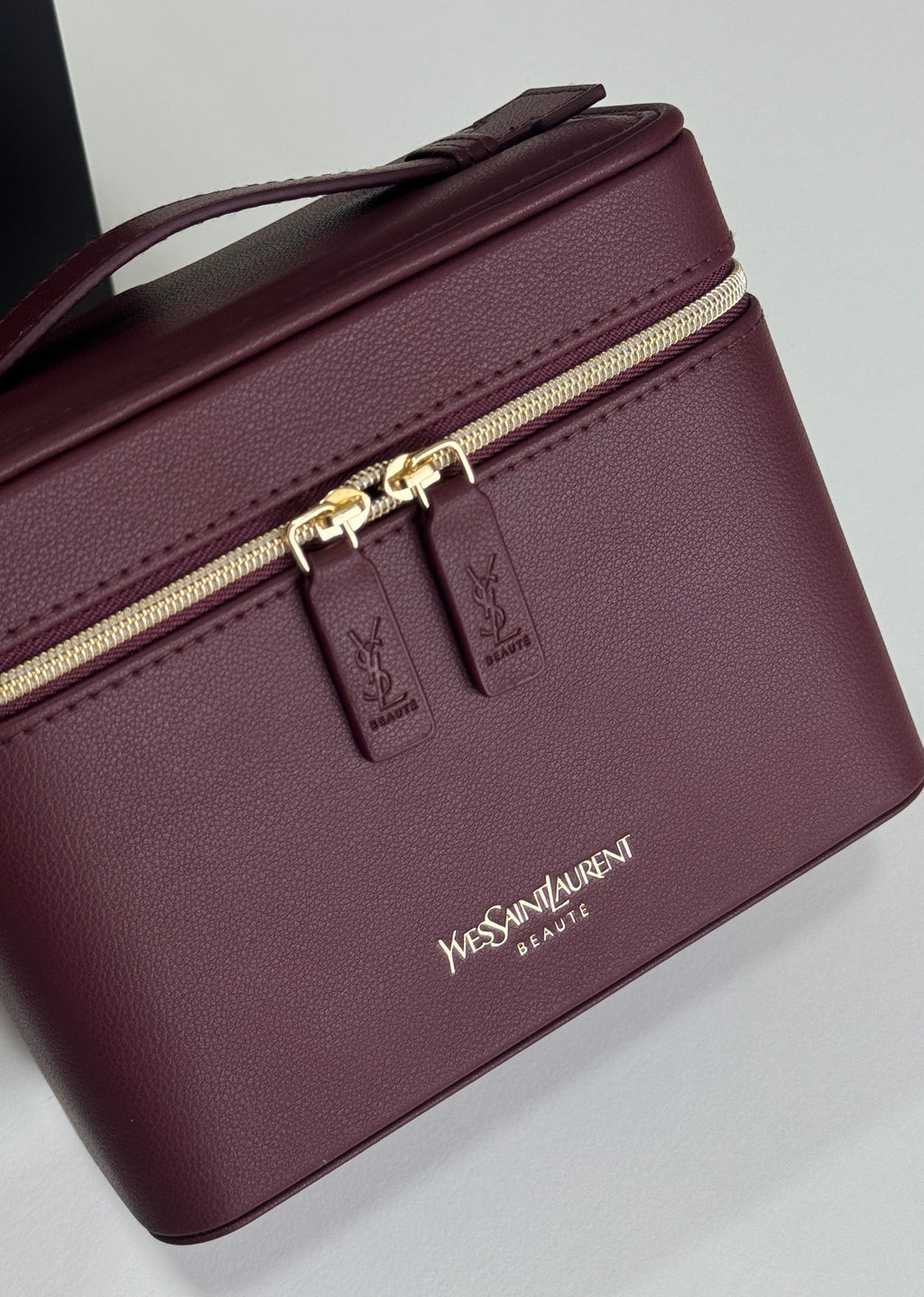 Vanity Burgundy Makeup Case