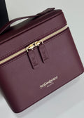 Vanity Burgundy Makeup Case