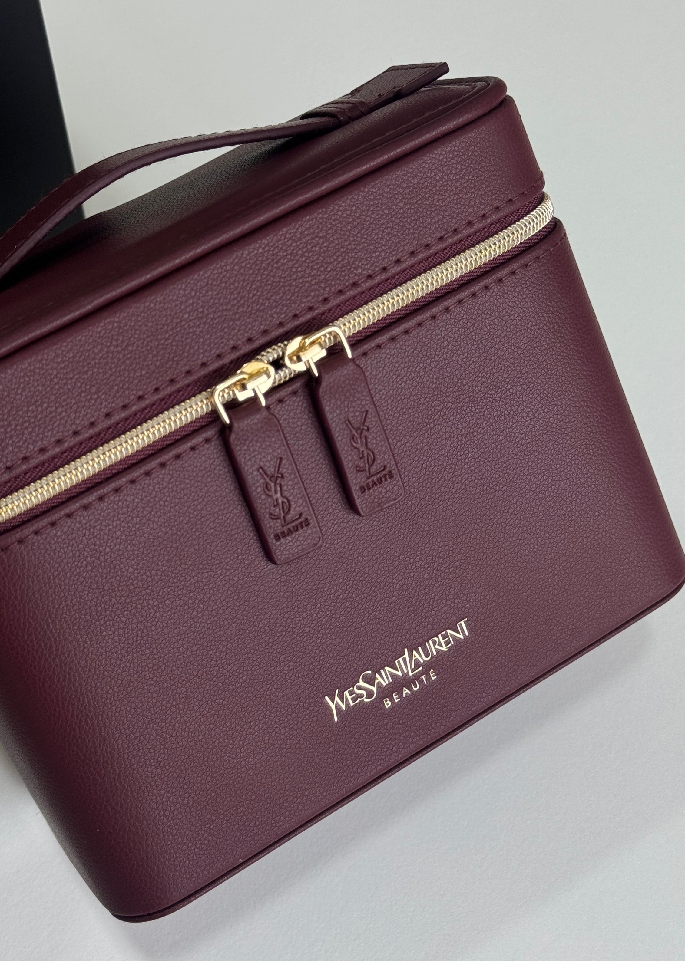 Vanity Burgundy Makeup Case