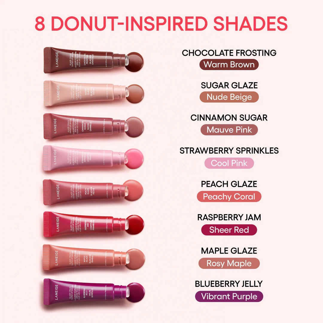 Glaze Craze Tinted Lip Serum - Cinnamon Sugar