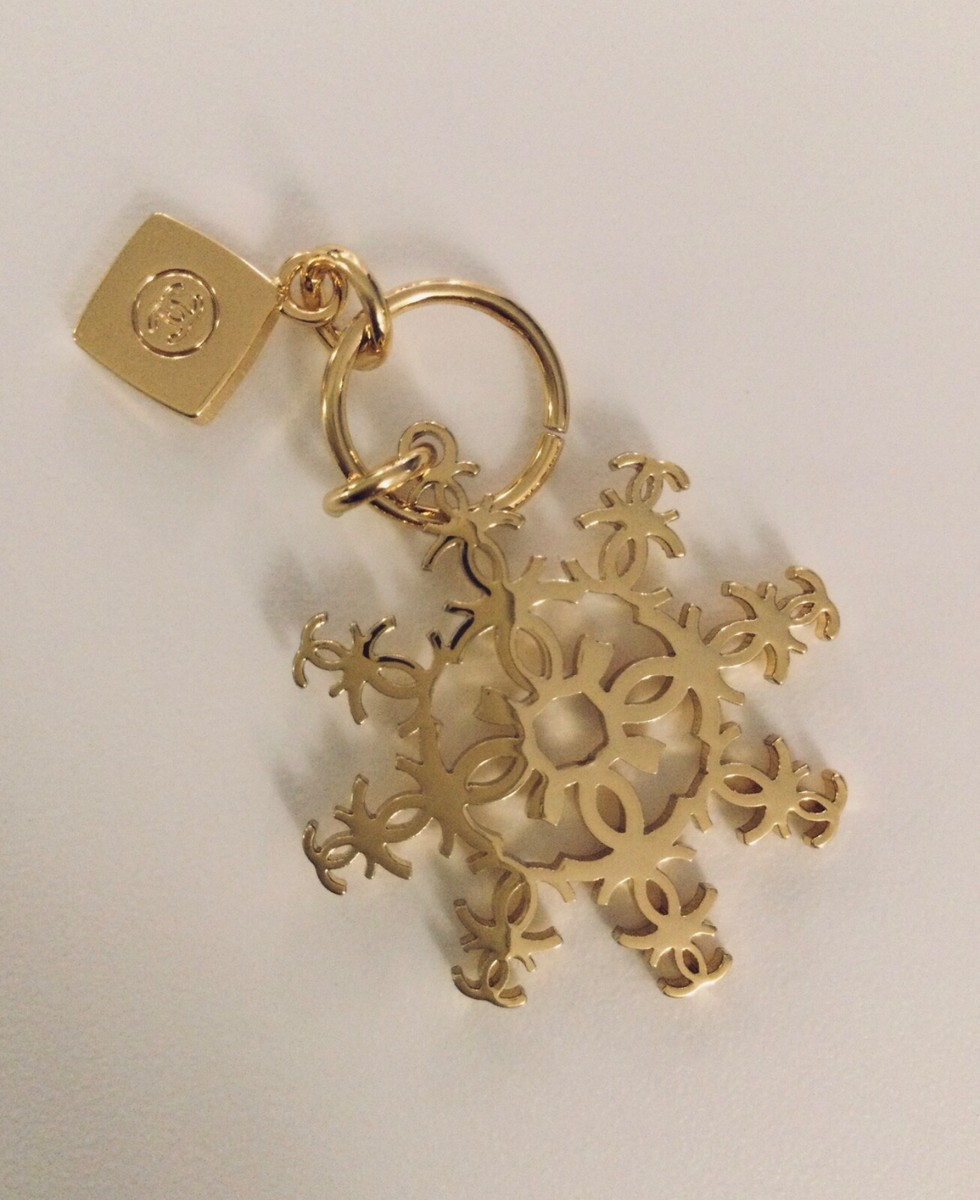 Gold Snowflake Charm 2024